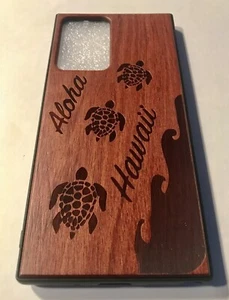 Samsung Note 20 Ultra Wood Turtles Aloha Waves Case - Picture 1 of 4
