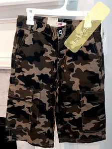 Levi's Boys' Cargo Shorts, 100% Cotton Levi Strauss & Co. Original Riveted - Picture 1 of 5