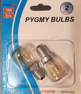 Neu 2 4 Pygmäenlampe 15W klar Schraublampe Himalaya Salz Nachtlicht Birnen 240V - Bild 1 von 15