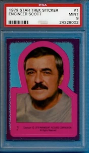 1979 Star Trek #1 Engineer Scott "Montgomery "Scotty" Scott" Psa 9 (Pop 3) - Picture 1 of 2