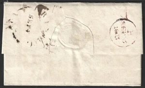 GB 1806 pre stamp cover Bath circular mileage ex Perrin correspondence - Picture 1 of 2