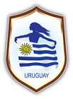 Uruguay World Flag Blazon Car Bumper Sticker Decal  -  &#39;&#39;SIZES&#39;&#39;