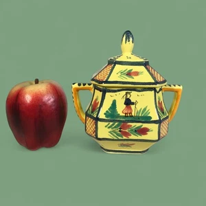 Azúcarero de cerámica Quimper Faience - Imagen 1 de 7