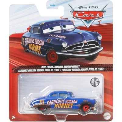 DIRT TRACK FABULOUS HUDSON HORNET - Cars Pixar - Die Cast 1:55 - Mattel DXV70 - - Immagine 1 di 4