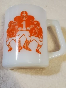 Vtg 1977 Denver Broncos Western Division Champions Made From Federal Glass - Picture 1 of 4