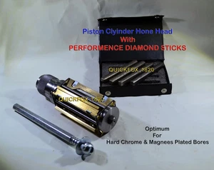 CYLINDER HONE HEAD EXPANDING 50 TO 75 M + DIAMOND STONES EXTRA COARSE GRIT 80 - Foto 1 di 5