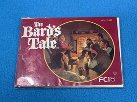 THE BARD'S TALE ORIGINAL INSTRUCTION MANUAL GAME BOOK NINTENDO NES