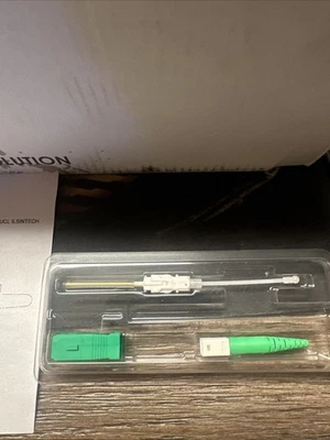 Swift Fiber Optic SC/APC Singlemode Splice on Connector SC-SM-APC-09 Box Of 50 - Image 1 of 3