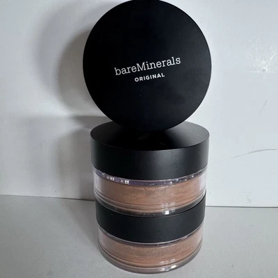 BareMinerals Original Loose Powder Foundation SPF 15 Deepest Deep 30 0.28 oz Lot - Image 1 of 4
