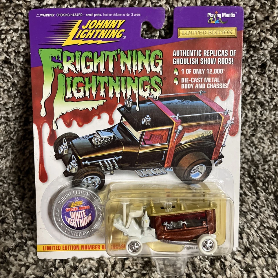 1:64 JOHNNY WHITE LIGHTNING HALLOWEEN BOOTHILL EXPRESS HEARSE - Image 1 of 3