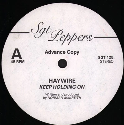 Haywire (Dance) Keep Holding On 12" vinyl UK Sgt Peppers promo in generic sleeve - Image 1 of 2