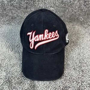 Nike New York Yankees Hat Black White Red Cooperstown NY MLB OSFA EUC - Picture 1 of 7