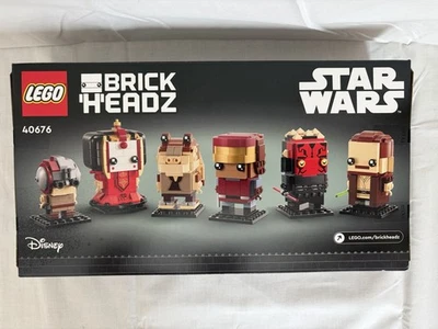 Lego Star Wars Brickheadz 40676 La amenaza fantasma. Retirado. Nuevo y precintado Foto 1 de 2
