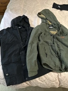 2 X Boys Casual Jackets Globe Rip Curl 12 - Picture 1 of 3