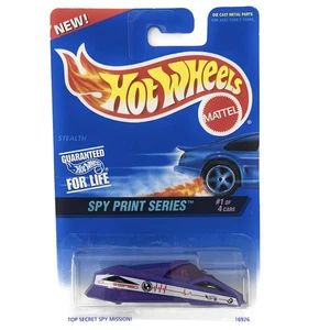 Hot Wheels 1997 Spy Print - Shadow Jet II (Purple) #553 - Picture 1 of 3