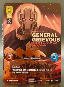 Star Wars Unlimited General Grievous #1095 Prestige Foil Secrets of Power - Imagen 1 de 1