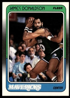 1988-89 Fleer #29 James Donaldson Dallas Mavericks - Image 1 of 2