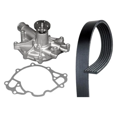 For Ford Thunderbird 82 Engine Coolant Water Pump and Serpentine Belt Kit - Image 1 of 2