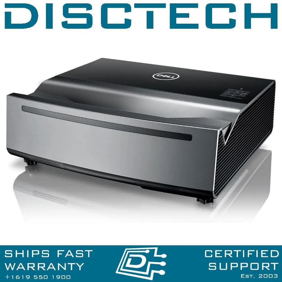 Dell 4K UST UHD Laser Projector Ultra Short Throw S718QL DLP Epson LG 5000 Lumen - Image 1 of 4
