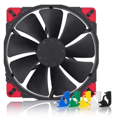 Noctua NF-A20 PWM chromax.Black.swap, Premium Quiet Fan, 4-Pin (200x30mm,...  - Image 1 of 4