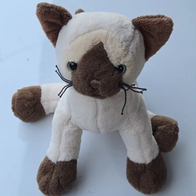 Ganz Webkinz Siamese Cat Plush Stuffed Animal Toy - Image 1 of 4