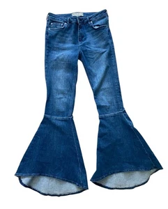 Free People FP Womens Jeans Flare Bell Bottom Boho Hippie Size 27 - Picture 1 of 7