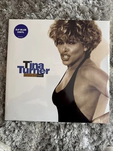 TINA TURNER SIMPLY THE BEST DOUBLE BLUE VINYL 2LP ALBUM NEW & SEALED - Picture 1 of 2