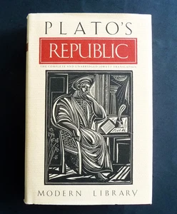 PLATO'S REPUBLIC • COMPLETE AND UNABRIDGED TRANSLATION • 1982 Modern Lib. • FINE - Picture 1 of 8