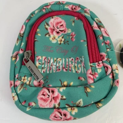 Robin Ruth Эдинбург мини 5» рюкзак карабин бирюзовый розовый цветочный новый с Ярлыками - Изображение 1 из 4