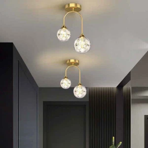 Hallway Glass Lamp Room Pendant Light Home Chandelier Lighting Bar Ceiling Light - Picture 1 of 6