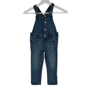 Baby Gap Button Front Denim Overalls 4 Years - Picture 1 of 5
