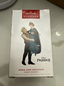 Hallmark Disney Frozen II Anna And Kristoff Christmas Keepsake Ornament In Box - Picture 1 of 3