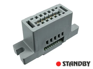 1pc 10 pin / way (2x5) CARD EDGE pitch 2,54mm for ribbon cable 3358-0002 3M - Bild 1 von 2