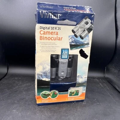 Vivitar Camera Binocular Combo Digital  10x25  LCD Display Powers-Up  [A8] - Image 1 of 4