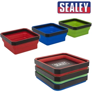 SEALEY 3 SET CIOTOLE VASSOIO PER PIATTI MAGNETICI PIEGHEVOLI - Foto 1 di 8