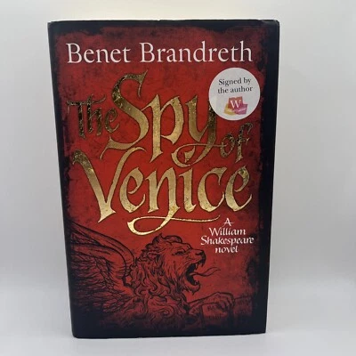 The Spy of Venice: A William Shakespeare novel by Benet Brandreth, Signed Copy - Image 1 of 4