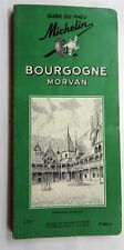 Ancien Guide Vert  PNEU MICHELIN  BOURGOGNE MORVAN 1963