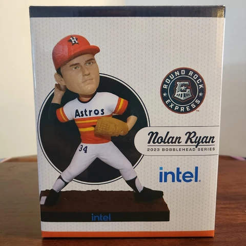 Nolan Ryan Houston Astros Bobblehead 1-of-4 Round Rock Express Limited Ed. 1500 Cover