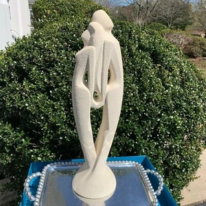 Vintage Haeger Man Woman "Lovers" Statue - Picture 1 of 10