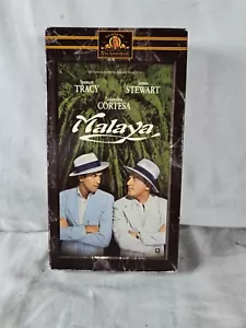 Malaya James Stewart Spencer Tracy Valentina Cortesa True Story VHS Tape 1949 - Picture 1 of 7