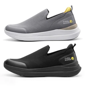 FitVille Plantar Fasciitis Shoes for Men Extra Wide Orthopedic Casual Slip-On - Picture 1 of 49