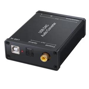 1 Pcs USB DAC Audio Converter 3.5mm Stereo Durable For Windows XP For Mac OS - X - Picture 1 of 12