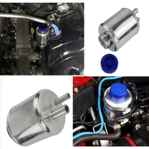 US Aluminum Refitted Racing Power Steering Fluid Reservoir Oil Catch Tank Clamp - Picture 1 of 11