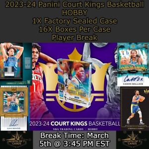 Dwyane Wade 2023-24 Panini Court Kings Basketball Hobby 1X Case BREAK #2