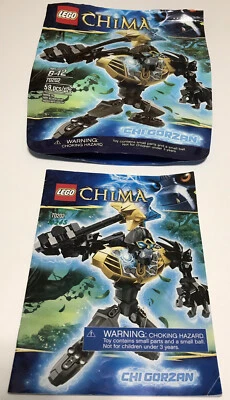 Lego Chima  70202 Chi Gorzan. Instructions Manual and Package Only.NO PARTS.0130 - Image 1 of 4