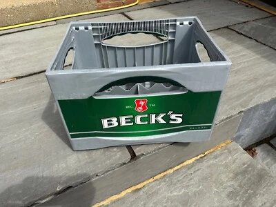 becks beer bottle crate man cave accessory - Image 1 of 4