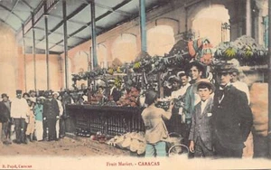 Venezuela - CARACAS - Mercado de frutos (El reverso de la postal está dañado.) - - Picture 1 of 2