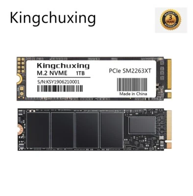 Kinchuxing 512GB-1TB M.2 2280 SSD PCIe Gen 3.0 x 4 NVMe 1.3 Solid State Drives* - Image 1 of 4
