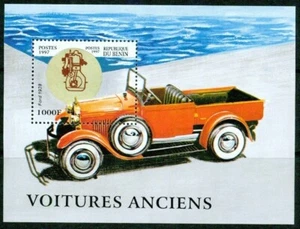 BENIN - 1997 – ANTIQUE CARS – S/S VF  ** - Picture 1 of 1