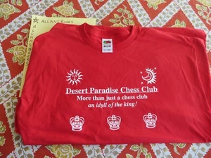 Vintage Allan Troy Ed Yetman Red T-shirt-adult Large - Imagen 1 de 1